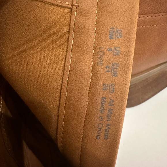 Zodiac Lovie Boot Size 10 color Cognac - Picture 6 of 12